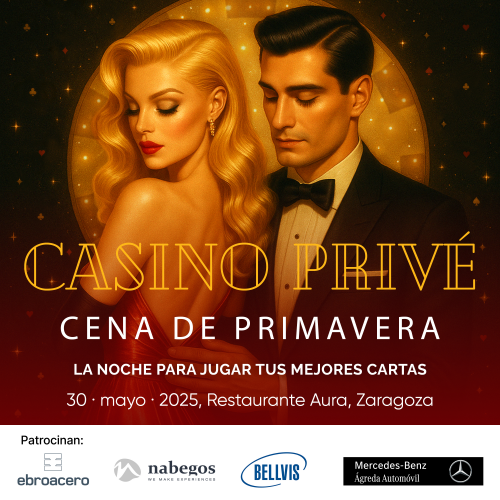 Cena de primavera noche de casino