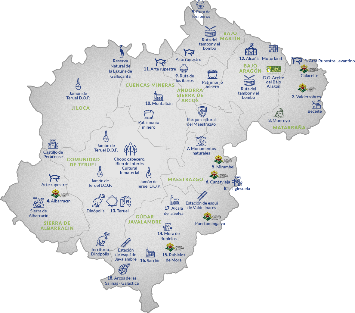 Mapa Teruel